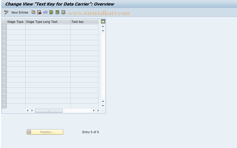 SAP TCode S_AHR_61001751 - IMG Activity: OHAADT004