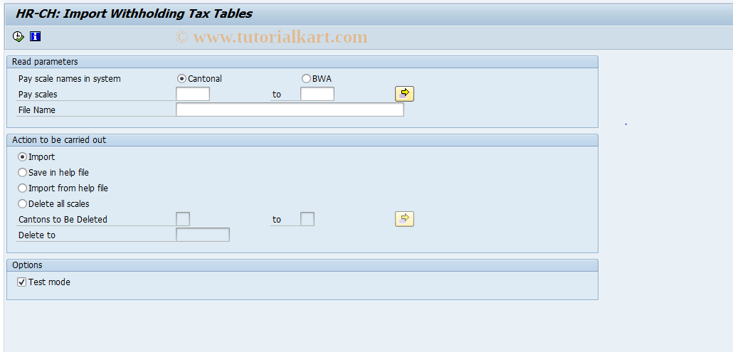 SAP TCode S_AHR_61001786 - IMG Activity: OHACST051