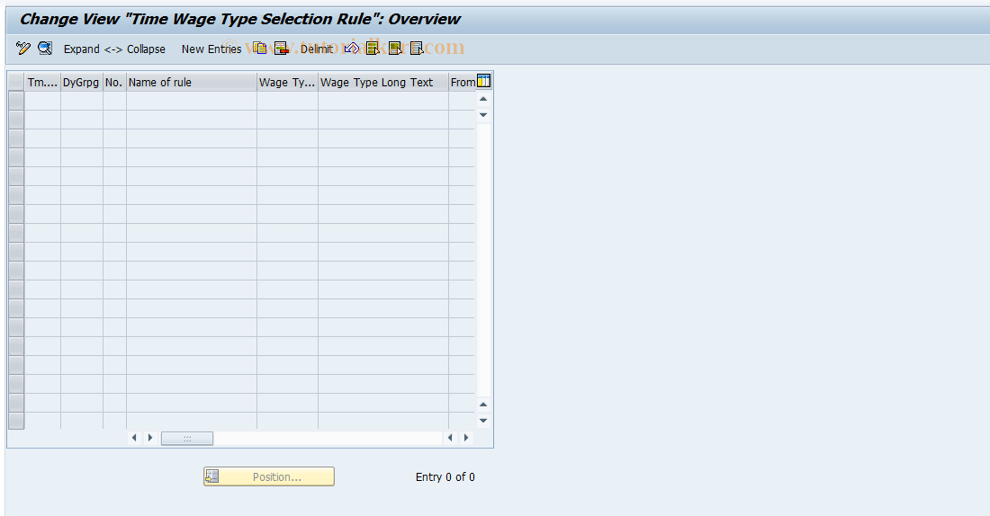 SAP TCode S_AHR_61001824 - IMG Activity: OHAATI362