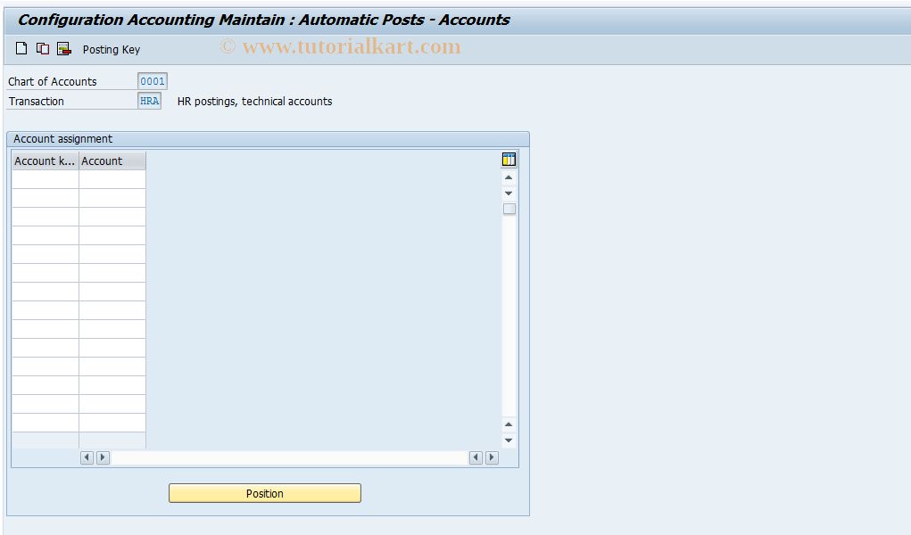 SAP TCode S_AHR_61001838 - IMG Activity: OHAARI056