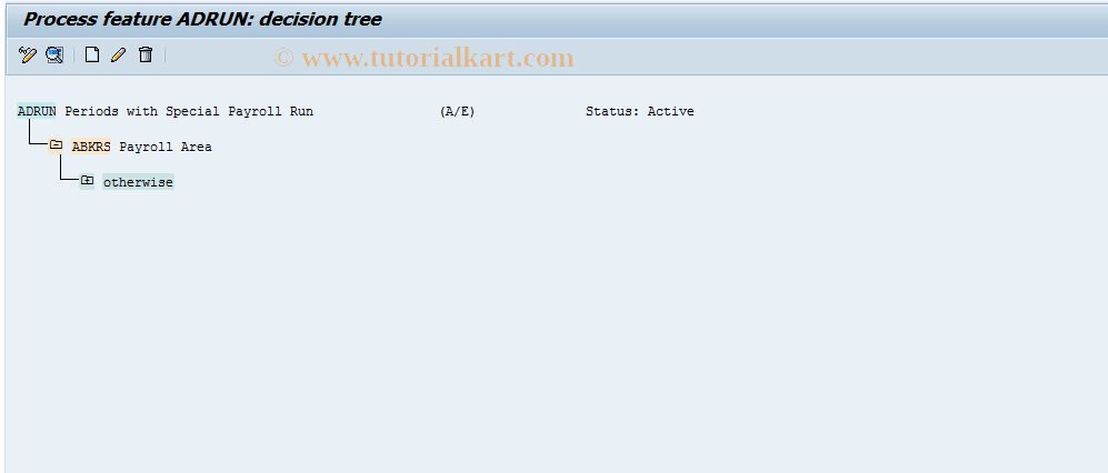 SAP TCode S_AHR_61002010 - IMG Activity: OHAASP000