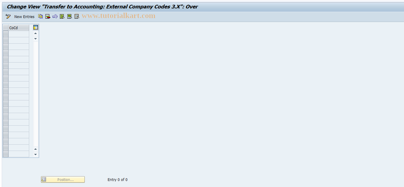 SAP TCode S_AHR_61002017 - IMG Activity: OHAARI090