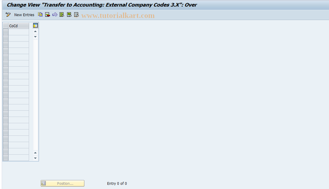 SAP TCode S_AHR_61002018 - IMG Activity: OHACRI090