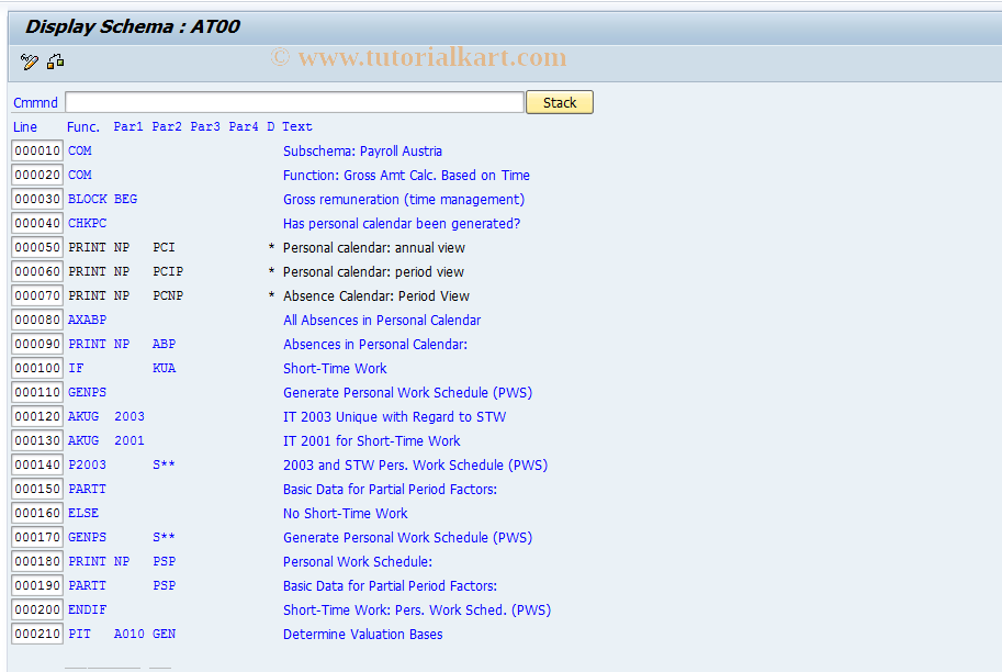 SAP TCode S_AHR_61002019 - IMG Activity: OHAATI210