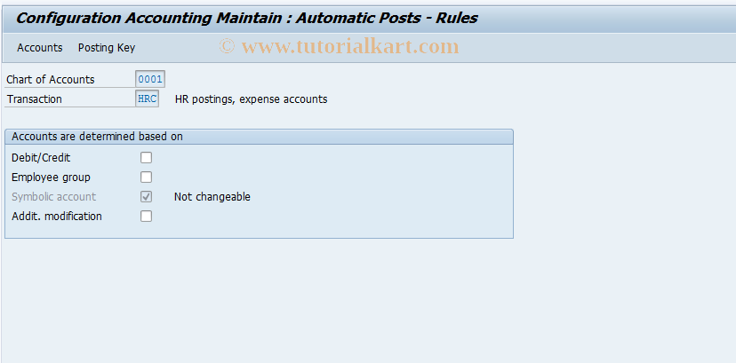 SAP TCode S_AHR_61002025 - IMG Activity: OHACRI052