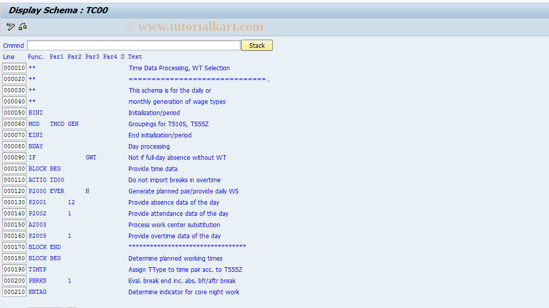 SAP TCode S_AHR_61002043 - IMG Activity: OHAATI322