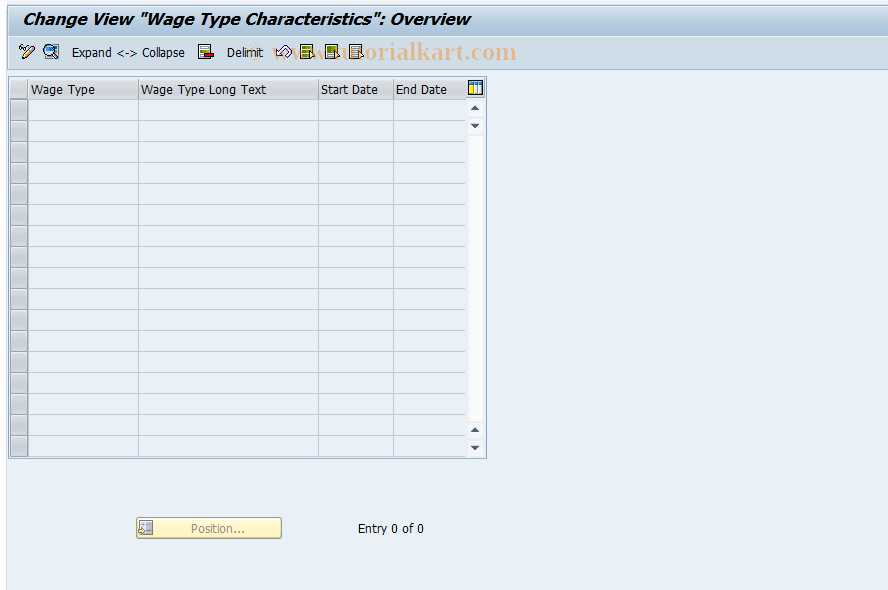 SAP TCode S_AHR_61002063 - IMG Activity: OHAAUM103