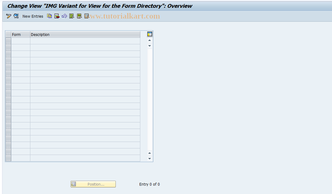 SAP TCode S_AHR_61002077 - IMG-Aktivität: SIMG_OHAW525