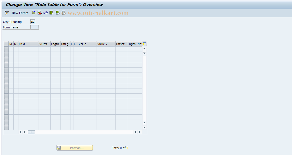 SAP TCode S_AHR_61002110 - IMG Activity: SIMG_OHAC410