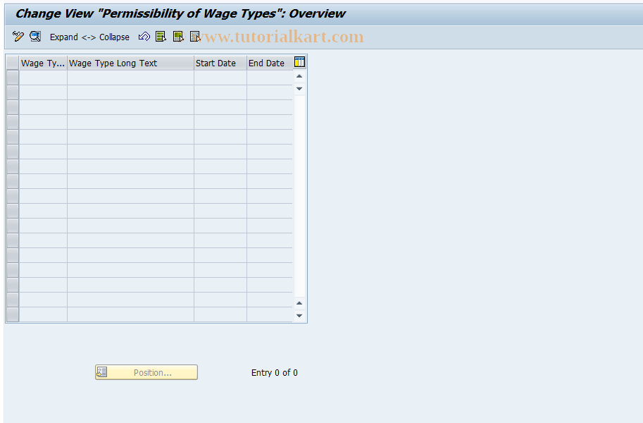 SAP TCode S_AHR_61002141 - IMG Activity: OHAASZ230