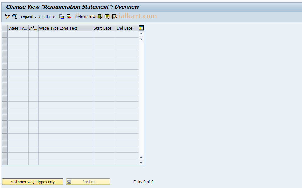 SAP TCode S_AHR_61002172 - IMG Activity: OHACEN429