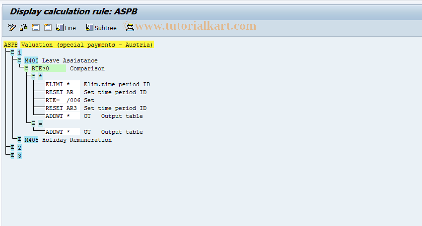 SAP TCode S_AHR_61002198 - IMG Activity: OHAASZ320