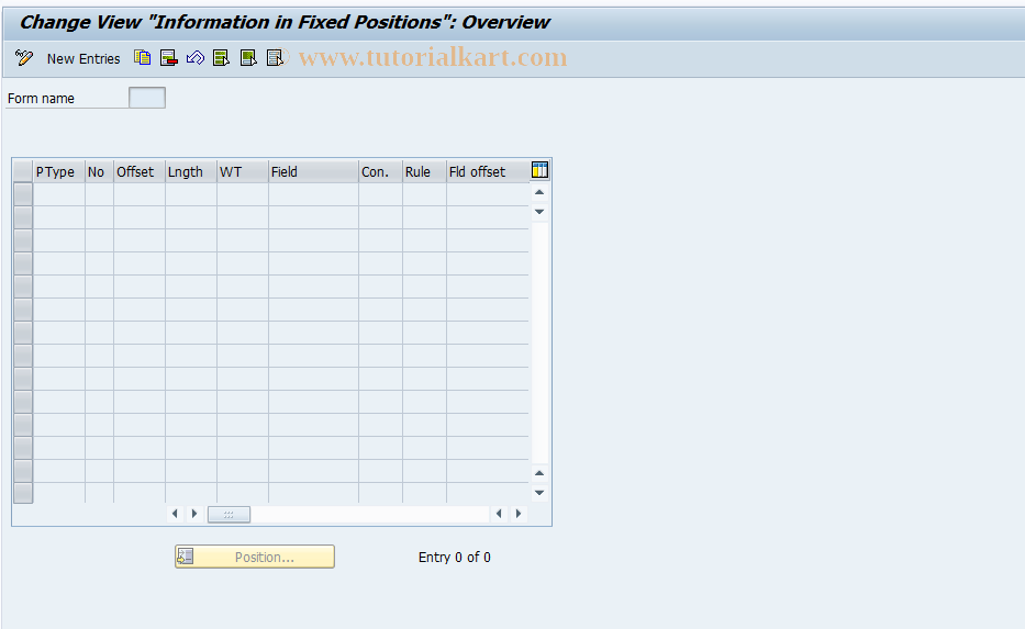 SAP TCode S_AHR_61002238 - IMG-Aktivität: SIMG_OHAW405