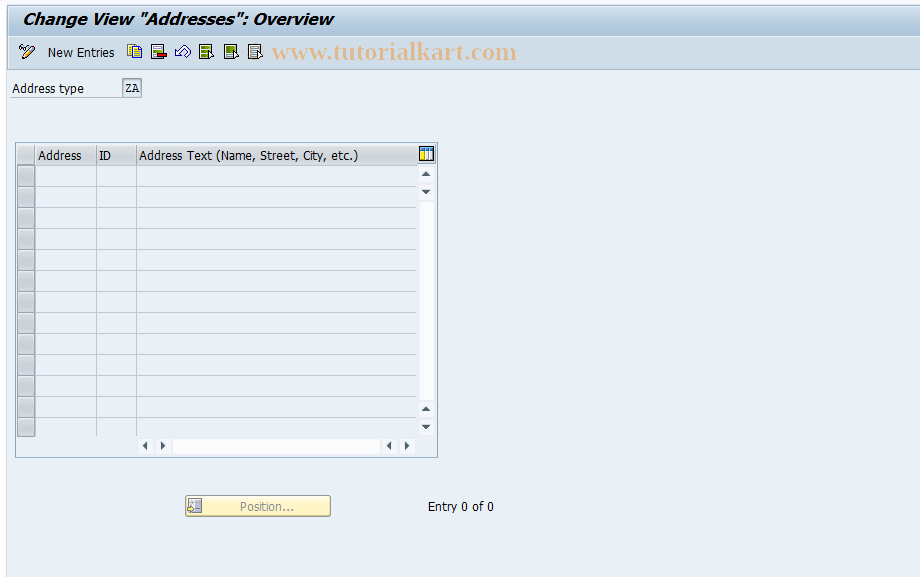 SAP TCode S_AHR_61002251 - IMG-Aktivität: OHAZA_IRP55