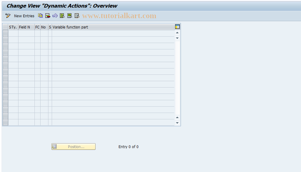 SAP TCode S_AHR_61002325 - IMG-Aktivität: OHAZA_LS011