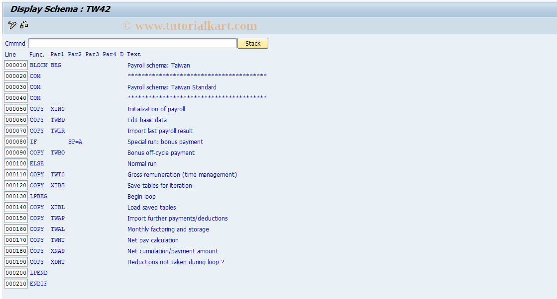 SAP TCode S_AHR_61002344 - IMG-Aktivität: OHATW1040A