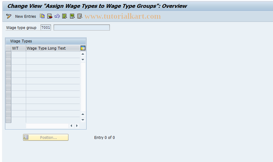 SAP TCode S_AHR_61002347 - IMG-Aktivität: OHATW1048