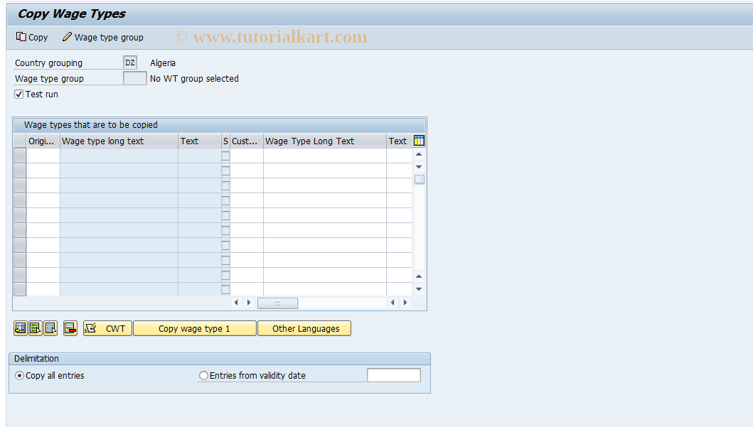 SAP TCode S_AHR_61002409 - IMG-Aktivität: OHATW_NH223