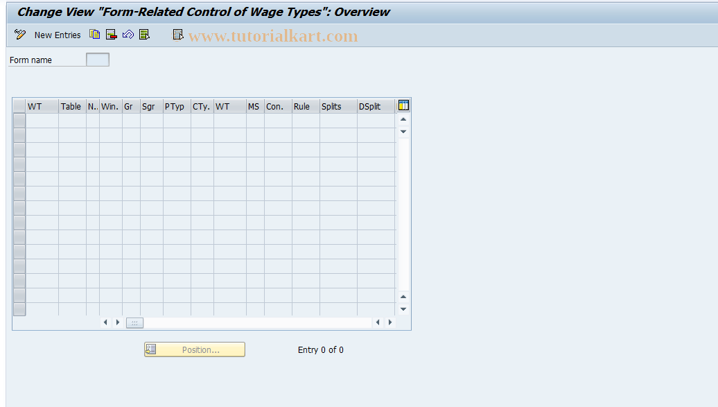 SAP TCode S_AHR_61002453 - IMG-Aktivität: SIMG_OHAW415