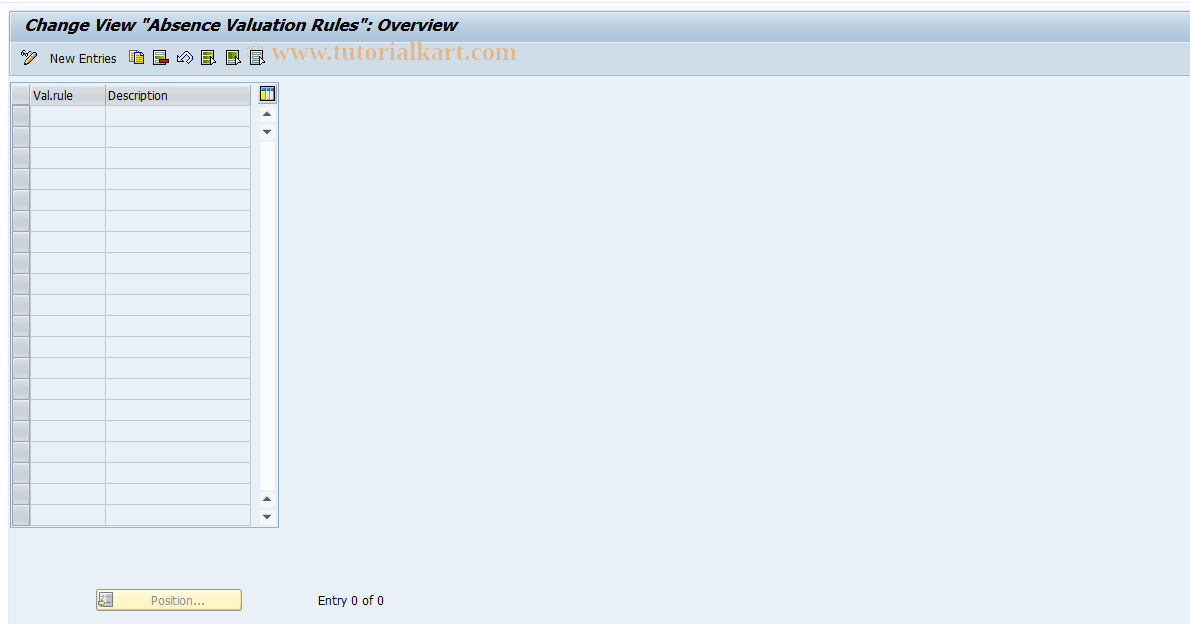 SAP TCode S_AHR_61002462 - IMG-Aktivität: OHATW_AB001