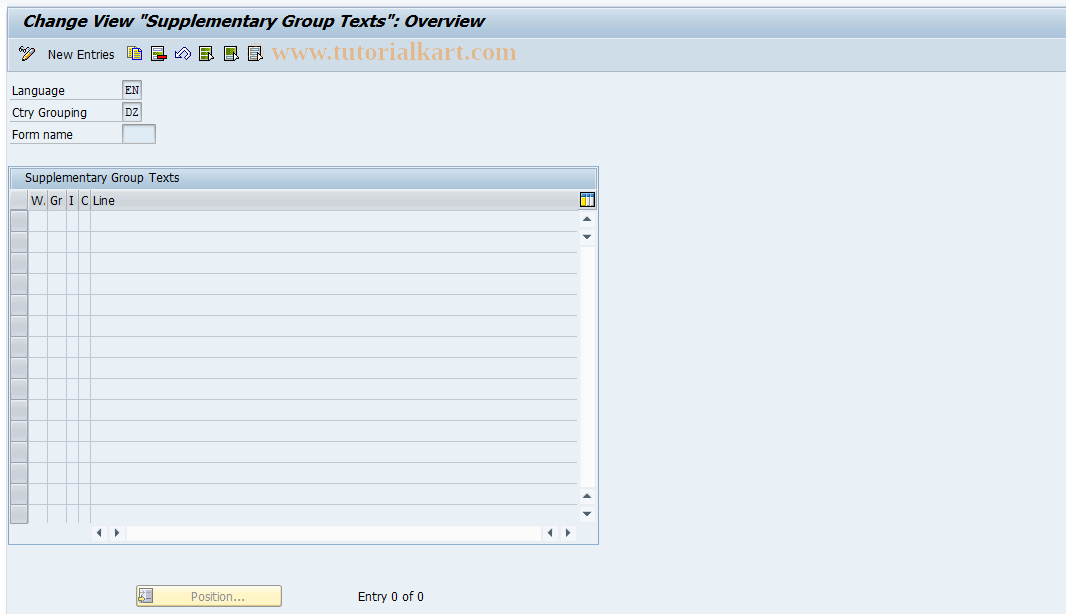 SAP TCode S_AHR_61002487 - IMG-Aktivität: SIMG_OHAW423