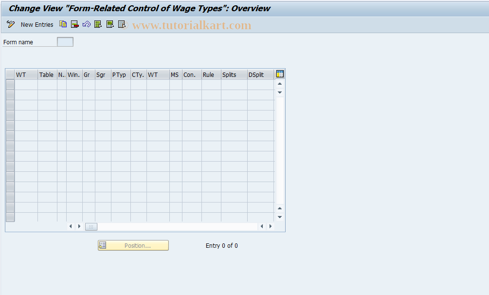 SAP TCode S_AHR_61002506 - IMG-Aktivität: SIMG_OHATW_461