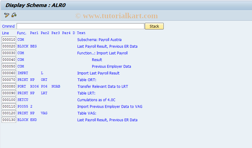 SAP TCode S_AHR_61002518 - IMG Activity: OHAADV002