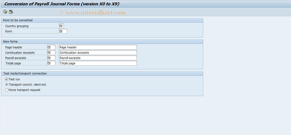 SAP TCode S_AHR_61002546 - IMG-Aktivität: SIMG_OHATW_601