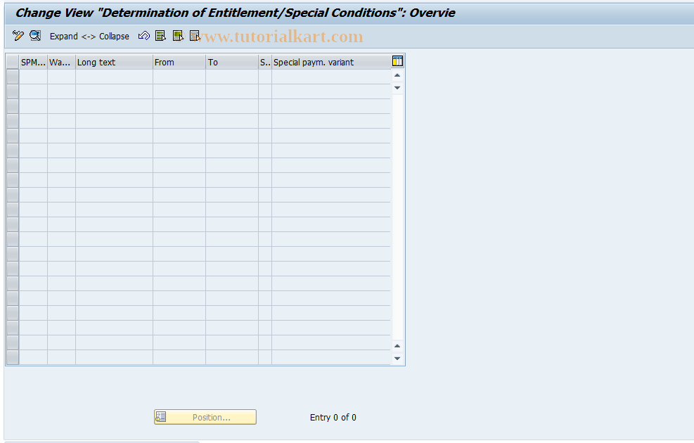 SAP TCode S_AHR_61002547 - IMG Activity: OHAASZ060