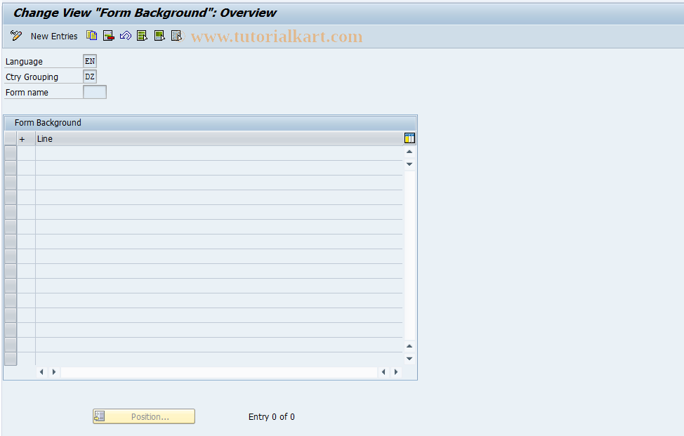 SAP TCode S_AHR_61002575 - IMG-Aktivität: SIMG_OHATW_422