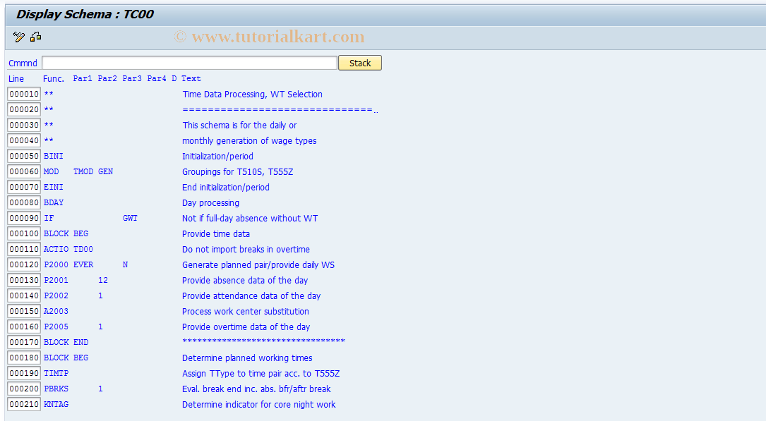 SAP TCode S_AHR_61002585 - IMG-Aktivität: OHAWTI363