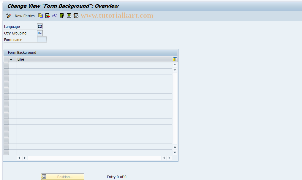 SAP TCode S_AHR_61002587 - IMG Activity: SIMG_OHAC422