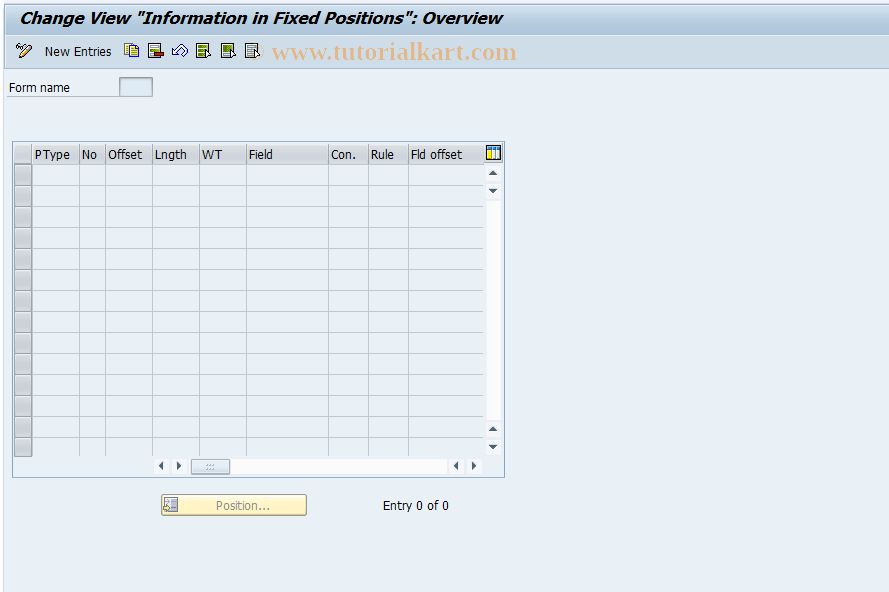 SAP TCode S_AHR_61002588 - IMG-Aktivität: SIMG_OHATW_425