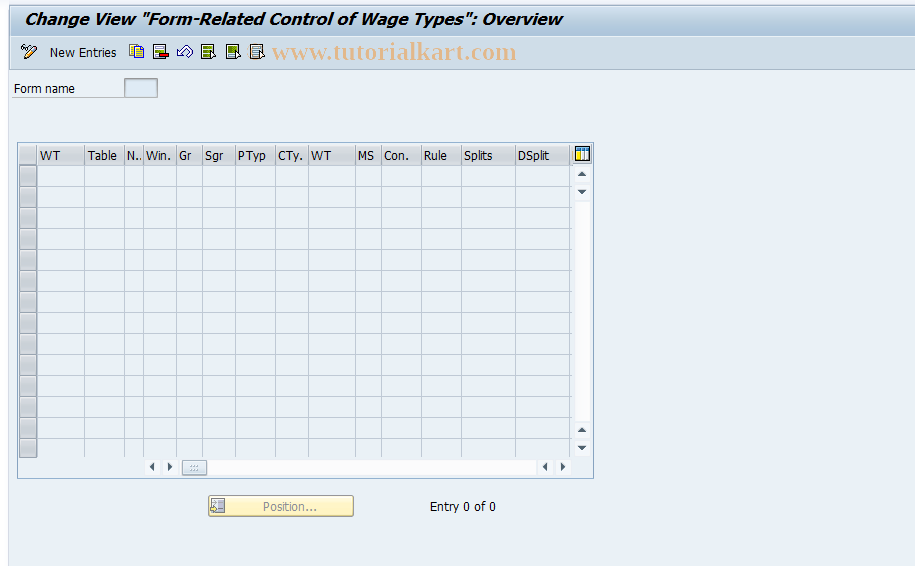 SAP TCode S_AHR_61002605 - IMG-Aktivität: SIMG_OHATH_429