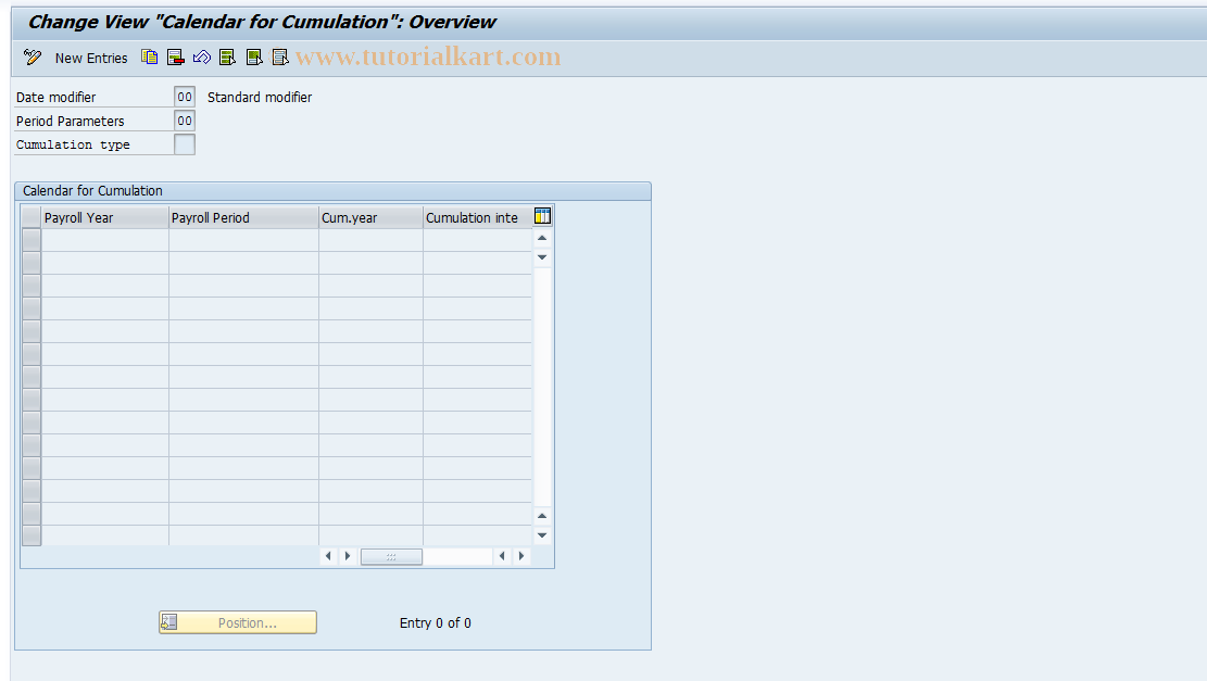 SAP TCode S_AHR_61002646 - IMG-Aktivität: OHATH_CU010