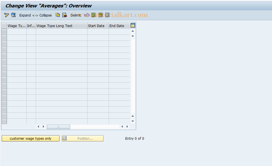 SAP TCode S_AHR_61002672 - IMG Activity: OHAAAVBAS