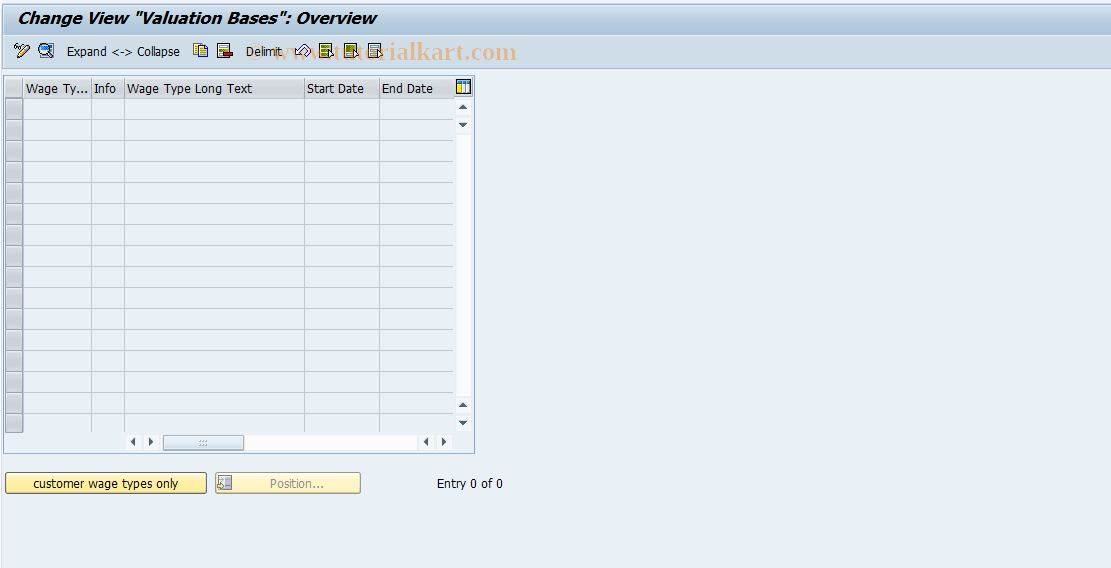 SAP TCode S_AHR_61002676 - IMG Activity: OHAABW019