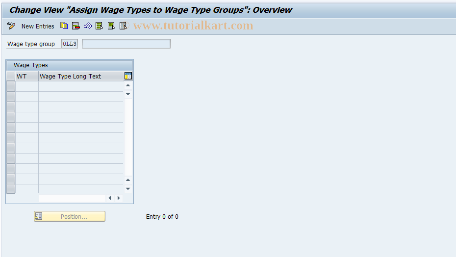 SAP TCode S_AHR_61002681 - IMG Activity: OHACIW065