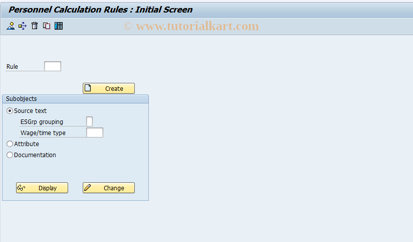 SAP TCode S_AHR_61002691 - IMG Activity: OHACPPADJ