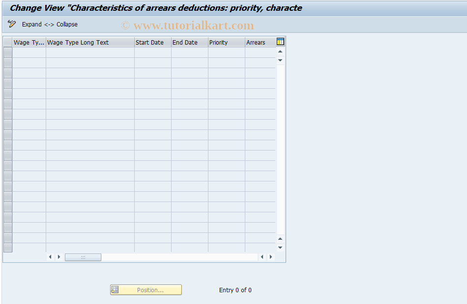 SAP TCode S_AHR_61002740 - IMG-Aktivität: OHATH_1041