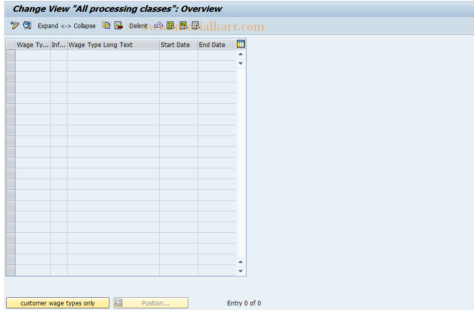 SAP TCode S_AHR_61002752 - IMG-Aktivität: OHATH_1043