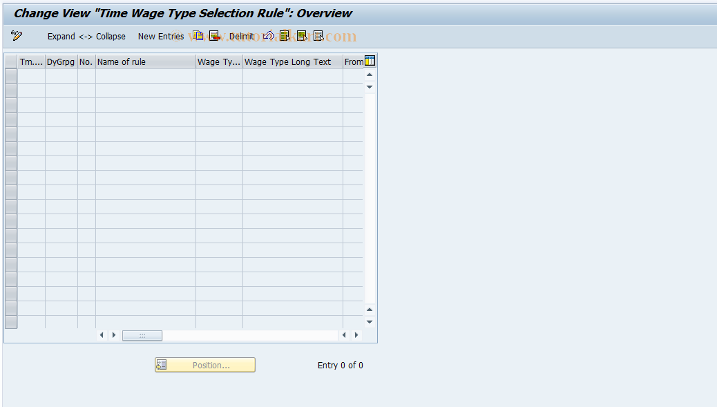 SAP TCode S_AHR_61002759 - IMG Activity: OHACTI362