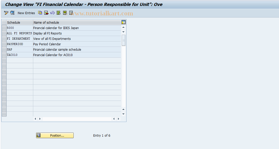 SAP TCode S_AHR_61002769 - IMG-Aktivität: OHATW_PAY002