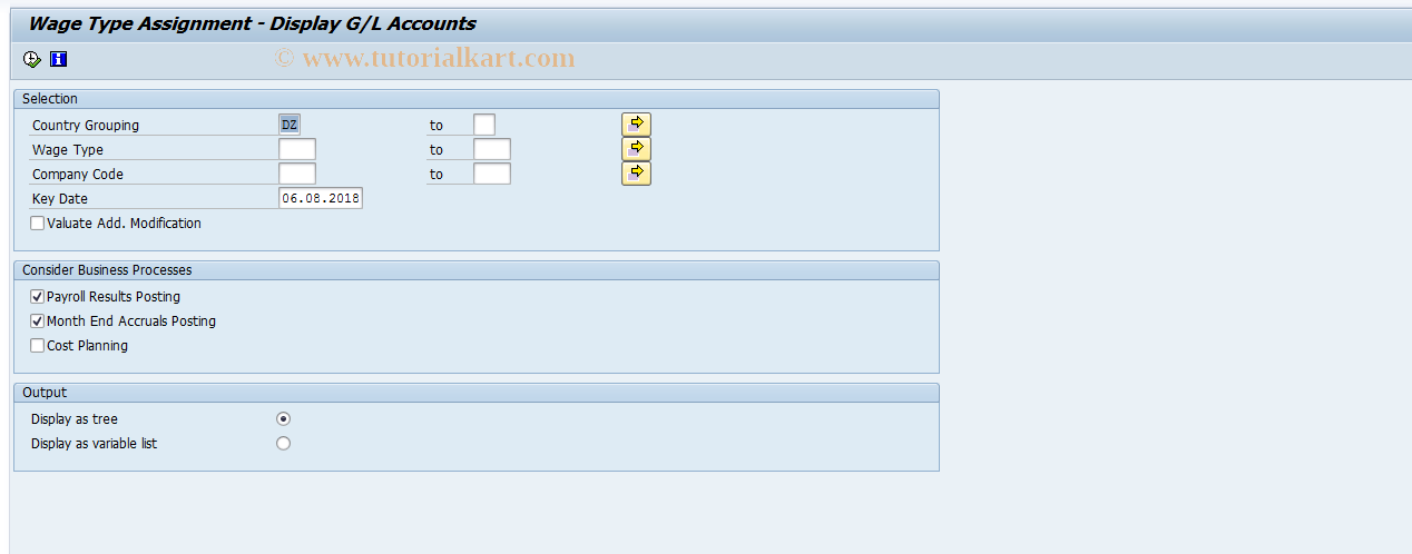 SAP TCode S_AHR_61002777 - IMG-Aktivität: OHATW_RI062