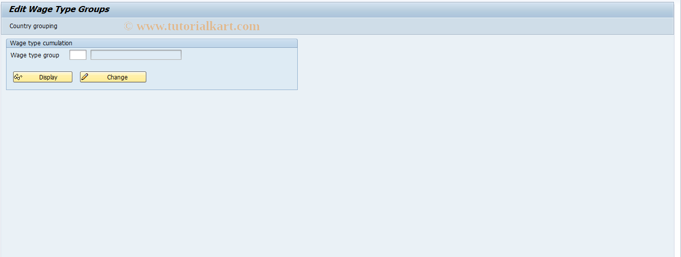 SAP TCode S_AHR_61002864 - IMG-Aktivität: OHAWUM104