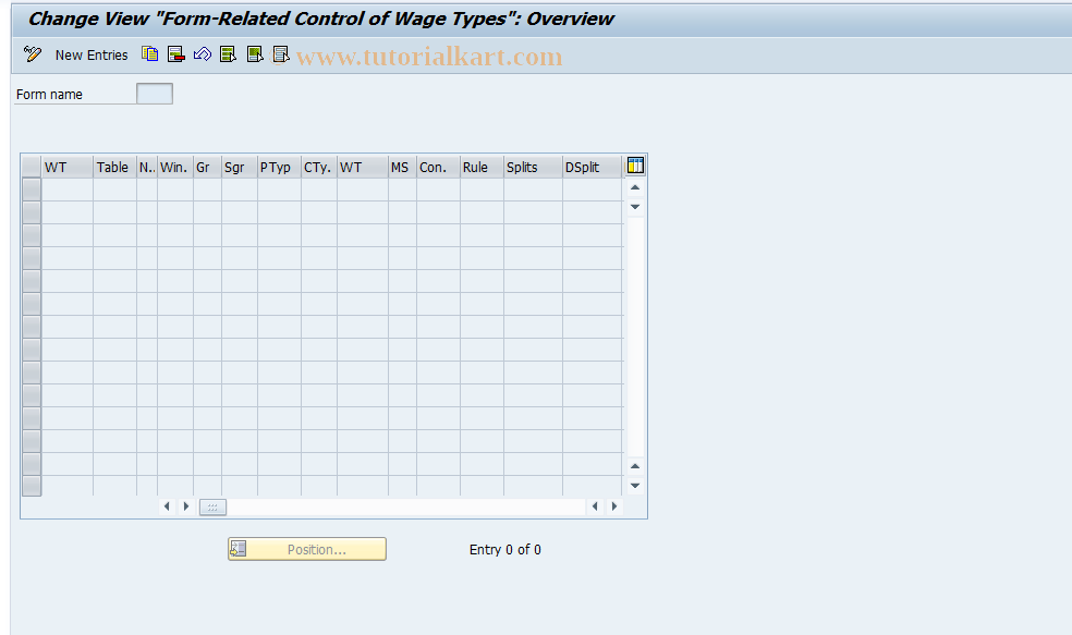 SAP TCode S_AHR_61002868 - IMG-Aktivität: SIMG_OHATW_529