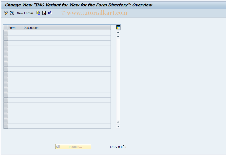 SAP TCode S_AHR_61002878 - IMG-Aktivität: SIMG_OHATW_525