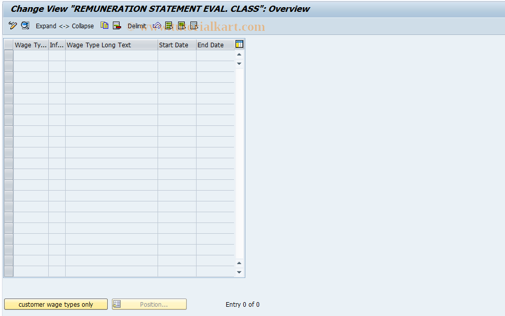 SAP TCode S_AHR_61002902 - IMG-Aktivität: SIMG_OHATW_507