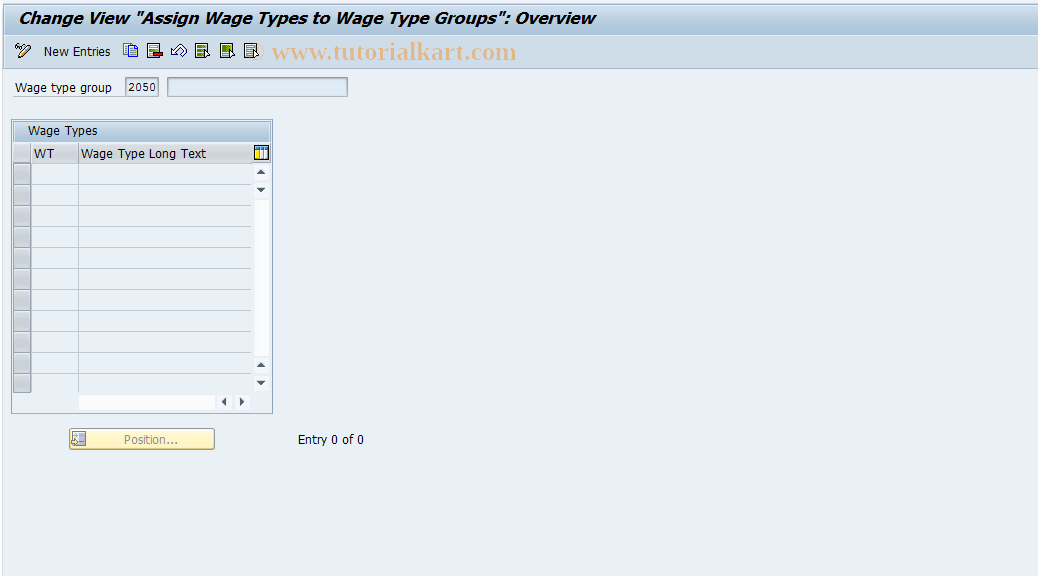 SAP TCode S_AHR_61002908 - IMG Activity: OHACNZ001