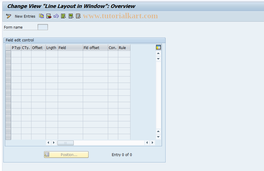 SAP TCode S_AHR_61002915 - IMG-Aktivität: SIMG_OHATW_419